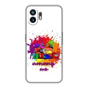 Чехол Амонг Ас для OnePlus Ace 6T (AlphaPrint) (Яркий АмонгАс)