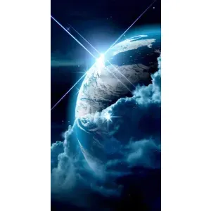 Космические Чехлы для ВанПлас Норд 10 (5G) (VPrint) (Земля з космоса)