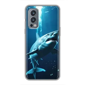 Чохол з картинкою 'Хижаки' для OnePlus Nord 2 (Акула під водою)