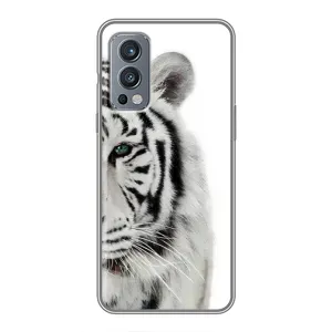 Чохли з картинкою животних OnePlus Nord 2 (Білий Тигр)