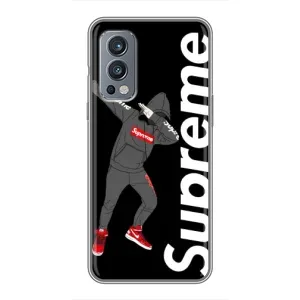 Чехол для OnePlus Nord 2 с картинкой Supreme (AlphaPrint) (Деб Суприм)