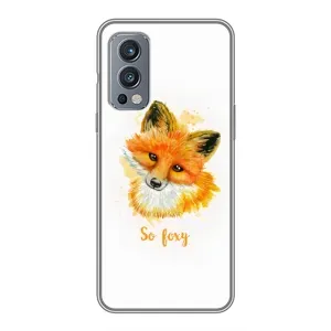Чехлы с картинкой Лисички для OnePlus Nord 2 (VPrint) (Девочка Лиса)