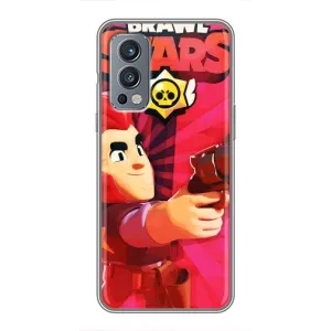 Чехол для OnePlus Nord 2 Бравл Старс (VPrint) (Дуэлянт Кольт)
