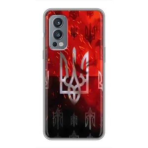Украинские Чехлы для OnePlus Nord 2 с картинкой УПА (AlphaPrint) (ГЕРБ УПА)