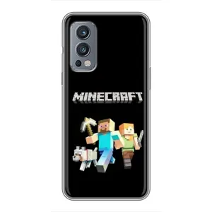 Чохол Майнкрафт на OnePlus Nord 2 (AlphaPrint) Minecraft (герої Minecraft)
