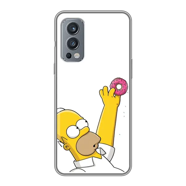Чехол с принтом «Гомер с пончиком» для OnePlus Nord 2