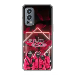 Чохол Гра в кальмара для OnePlus Nord 2 (Охоронці Гра кальмара)