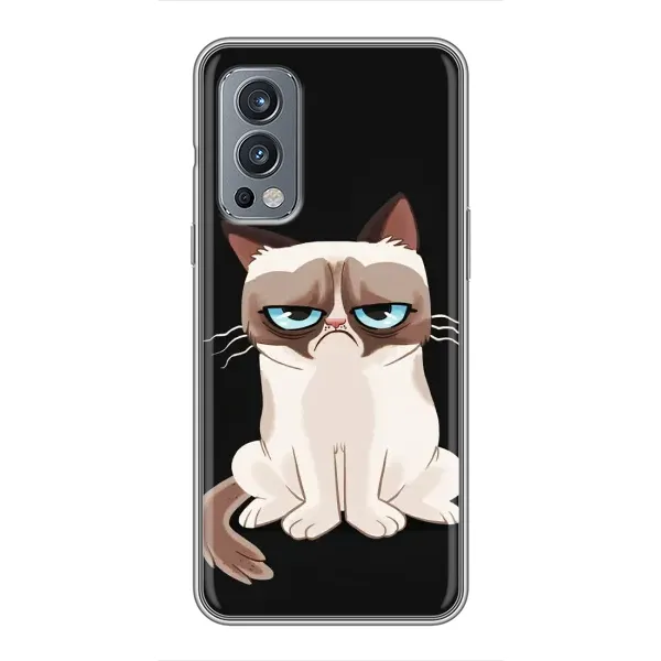 Чохол з принтом «Сумний кіт» для OnePlus Nord 2