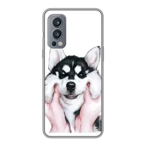 Чехол с Хаски для OnePlus Nord 2 - (AlphaPrint)