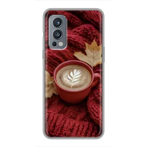 Чохол з унікальним дизайном 'Осінь з кавою' для OnePlus Nord 2 (Кава на ковдрі)