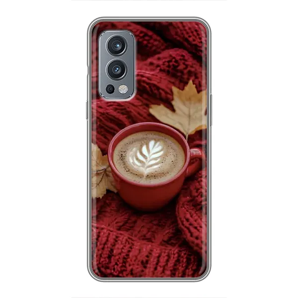Чохол з принтом «Кава на ковдрі» для OnePlus Nord 2