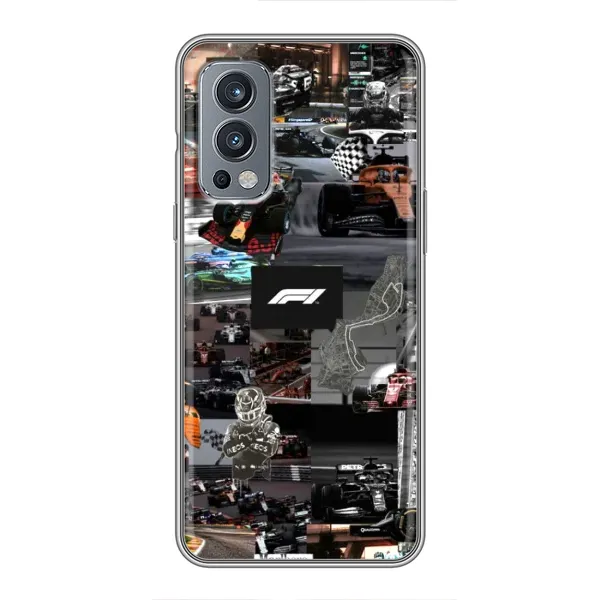 Чохол з принтом «Гоночний колаж Ф1» для OnePlus Nord 2