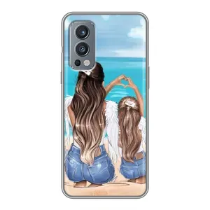 Чехол с печатью для OnePlus Nord 2 - (Мама с ребенком) (AlphaPrint)