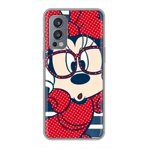 Міккі Маус чохол для OnePlus Nord 2 (AlphaPrint - Мультяшні) (Маус в окулярах)