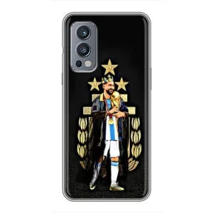 Чехлы для OnePlus Nord 2 (Leo чемпион) (AlphaPrint) (Месси Король)