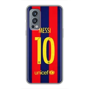 Чехлы Месси для OnePlus Nord 2 (AlphaPrint) (Messi Barca 10)