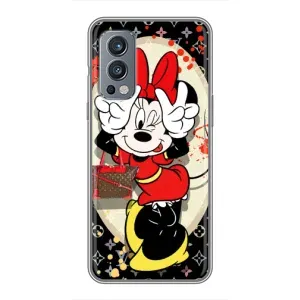 Чохол Disney Mouse OnePlus Nord 2 (PREMIUMPrint) (Мінні peace)