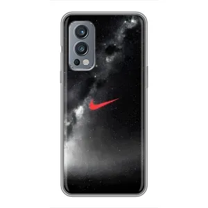 Чехол для OnePlus Nord 2 - с принтом Найк (AlphaPrint) (Найк красный)