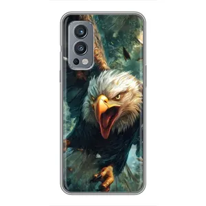 Чохол з картинкою 'Хижаки' для OnePlus Nord 2 (Орел у польоті)