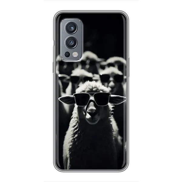 Чехол с принтом «Овечка в очках» для OnePlus Nord 2