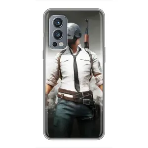 Чеjхол PUBG для  . ОнеПлюс Норд 2 . (AlphaPrint) (Пабг мен)