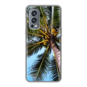 Силіконовий чохол з КАРТИНКАМИ літо для OnePlus Nord 2 (AlphaPrint) (Пальма)