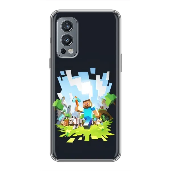 Чохол з принтом «персонажі Minecraft» для OnePlus Nord 2