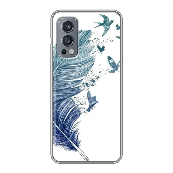 Чохол з принтом «Перо» для OnePlus Nord 2