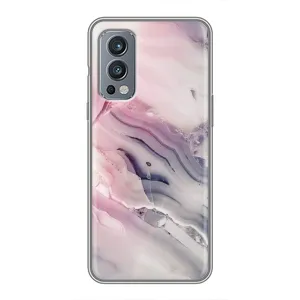 Мраморний чехол на OnePlus Nord 2 (VPrint) (Пурпурний Мрамор)