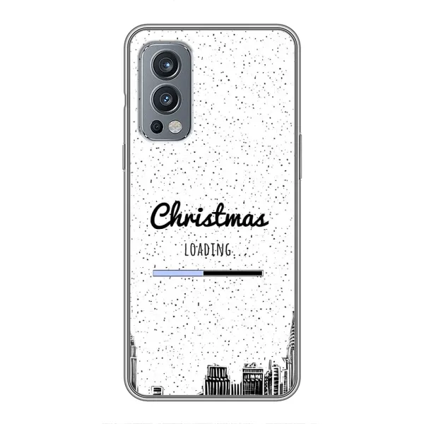 Чехол с принтом «Рождество загружается» для OnePlus Nord 2