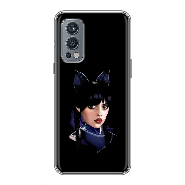 Чехол с принтом «серьезная Уэнздей» для OnePlus Nord 2