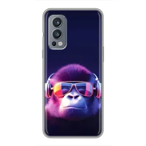 Чехол с принтом «Стильная обезьяна» для OnePlus Nord 2