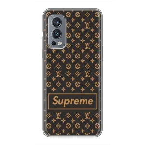 Чехол для OnePlus Nord 2 с картинкой Supreme (AlphaPrint) (Supreme LV)