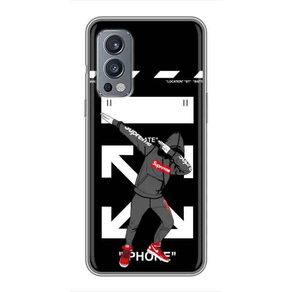 Чехол с принтом «Суприм» для OnePlus Nord 2