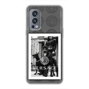 Чехлы VERSACE для ВанПлас Норд 2 (PREMIUMPrint) (Версаче)