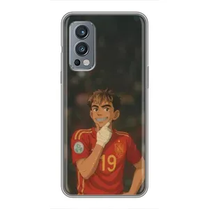 Чехол с футболистом Ламин Ямаль OnePlus Nord 2 (Ямаль аниме)