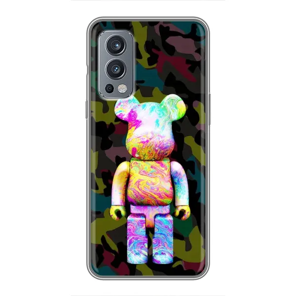 Чехол с принтом «Яркий Bearbrick» для OnePlus Nord 2