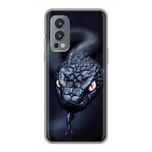Чохол з картинкою 'Хижаки' для OnePlus Nord 2 (Чорна змія)