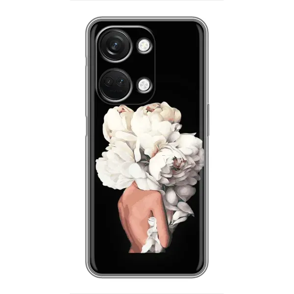 Чехол с принтом «Белые цветы» для OnePlus Nord 3 5G Чехол с принтом «Белые цветы» для OnePlus Nord 3 5G