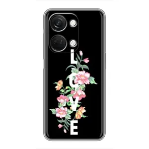 Чехлы для любимой на ВанПлас Норд 3 5G (VPrint) (Цветы LOVE)