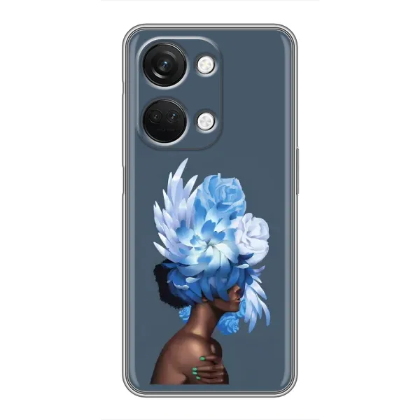 Чехол с принтом «Цветы на голове» для OnePlus Nord 3 5G Чехол с принтом «Цветы на голове» для OnePlus Nord 3 5G