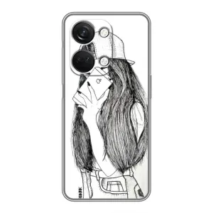 Чехол с печатью для OnePlus Nord 3 5G - (Мода) (AlphaPrint) (Фото девочки)