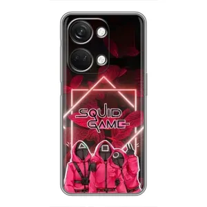 Чехол Гра в кальмара для OnePlus Nord 3 5G (Охранники Игра кальмара)