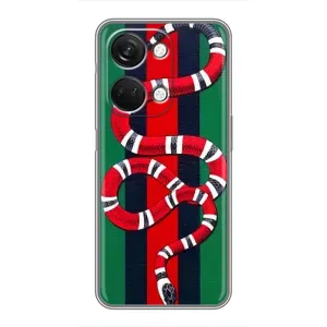 Чохли GUCCI для OnePlus Норд 3 5G (AlphaPrint) (Gucci змія)