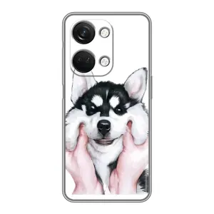 Чехол с Хаски для OnePlus Nord 3 5G - (AlphaPrint) (Хаски улыбака)