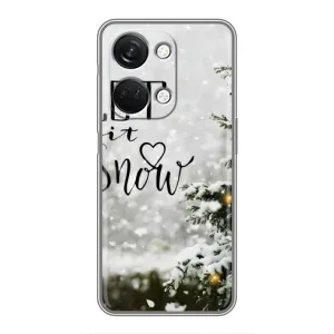 Новогодние, Праздничные Чехлы для OnePlus Nord 3 5G - 2024 год (Let it snow)