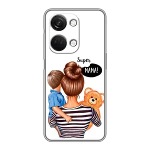 Чехол с печатью для OnePlus Nord 3 5G - (Мама с ребенком) (AlphaPrint) (Мама с сыном)
