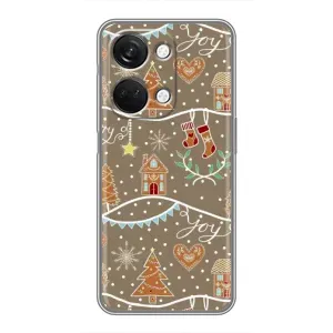 Новогодние, Праздничные Чехлы для OnePlus Nord 3 5G - 2024 год (Новогодние пряники)