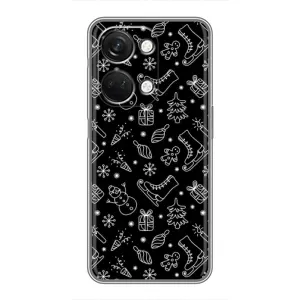 Новогодние, Праздничные Чехлы для OnePlus Nord 3 5G - 2024 год (Новогодний фон)
