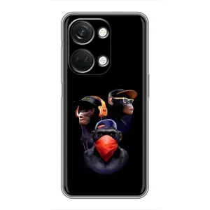 Чехол с Обезьянами OnePlus Nord 3 5G - (AlphaPrint) (Три обезьяны)